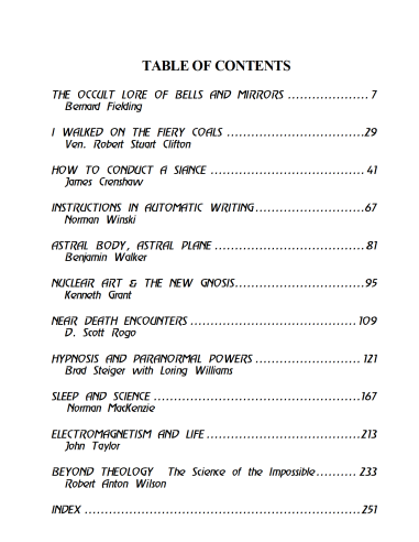 Steps into the Unknown